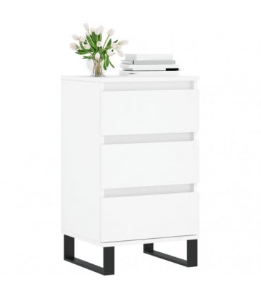 vidaXL Sideboard White 40x35x70 cm Engineered Wood — V0672040450