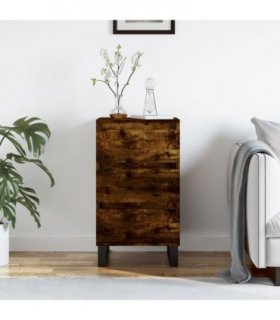 vidaXL Sideboard Smoked Oak 40x35x70 cm Engineered Wood — V0672040454