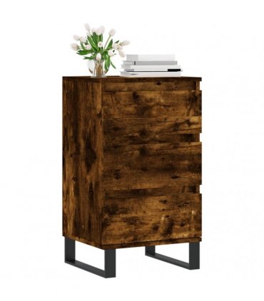 vidaXL Sideboard Smoked Oak 40x35x70 cm Engineered Wood — V0672040454