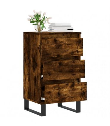 vidaXL Sideboard Smoked Oak 40x35x70 cm Engineered Wood — V0672040454