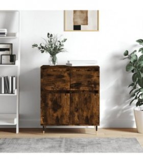 vidaXL Sideboard Smoked Oak 60x35x70 cm Engineered Wood — V0672040457