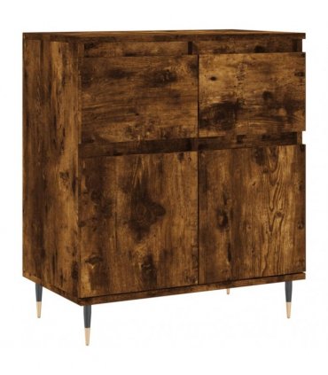 vidaXL Sideboard Smoked Oak 60x35x70 cm Engineered Wood — V0672040457