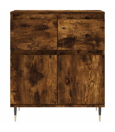vidaXL Sideboard Smoked Oak 60x35x70 cm Engineered Wood — V0672040457