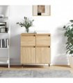 vidaXL Sideboard Sonoma Oak 60x35x70 cm Engineered Wood — V0672040459