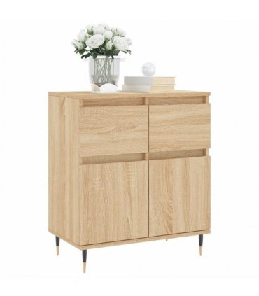 vidaXL Sideboard Sonoma Oak 60x35x70 cm Engineered Wood — V0672040459