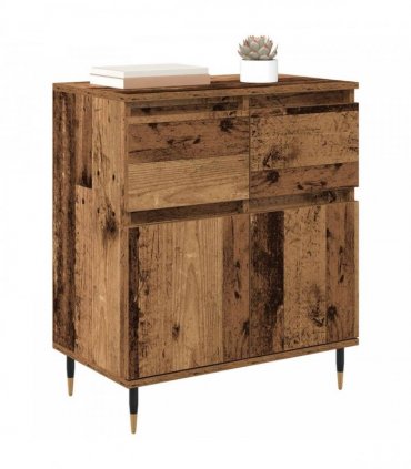 vidaXL Sideboard Old Wood 60 x 35 x 70 cm Engineered Wood and Iron — V0672040460