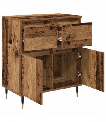 vidaXL Sideboard Old Wood 60 x 35 x 70 cm Engineered Wood and Iron — V0672040460