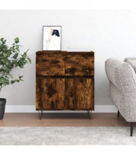 vidaXL Sideboard Smoked Oak 60x35x70 cm Engineered Wood — V0672040463