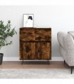 vidaXL Sideboard Smoked Oak 60x35x70 cm Engineered Wood — V0672040463