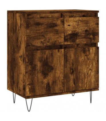 vidaXL Sideboard Smoked Oak 60x35x70 cm Engineered Wood — V0672040463