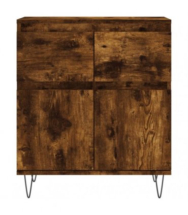 vidaXL Sideboard Smoked Oak 60x35x70 cm Engineered Wood — V0672040463