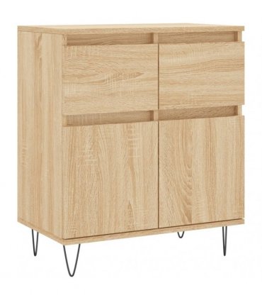 vidaXL Sideboard Sonoma Oak 60x35x70 cm Engineered Wood — V0672040465