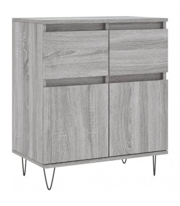 vidaXL Sideboard Grey Sonoma 60x35x70 cm Engineered Wood — V0672040466