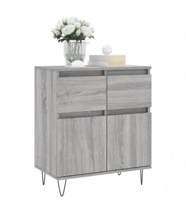 vidaXL Sideboard Grey Sonoma 60x35x70 cm Engineered Wood — V0672040466