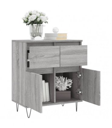 vidaXL Sideboard Grey Sonoma 60x35x70 cm Engineered Wood — V0672040466