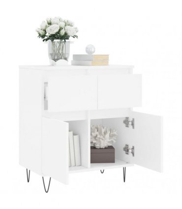 vidaXL Sideboard White 60x35x70 cm Engineered Wood — V0672040467
