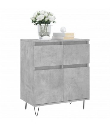 vidaXL Sideboard Concrete Grey 60x35x70 cm Engineered Wood — V0672040468