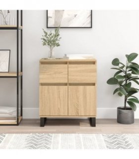 vidaXL Sideboard Sonoma Oak 60x35x70 cm Engineered Wood — V0672040474