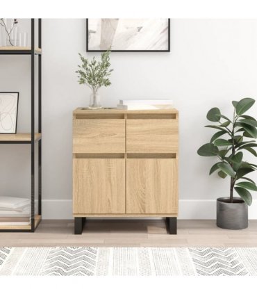 vidaXL Sideboard Sonoma Oak 60x35x70 cm Engineered Wood — V0672040474