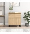 vidaXL Sideboard Sonoma Oak 60x35x70 cm Engineered Wood — V0672040474