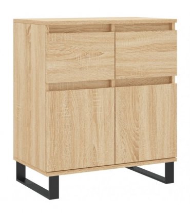 vidaXL Sideboard Sonoma Oak 60x35x70 cm Engineered Wood — V0672040474