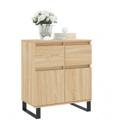 vidaXL Sideboard Sonoma Oak 60x35x70 cm Engineered Wood — V0672040474