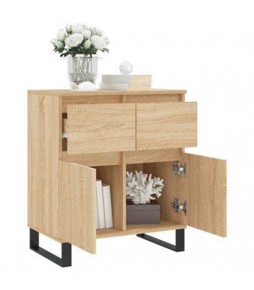 vidaXL Sideboard Sonoma Oak 60x35x70 cm Engineered Wood — V0672040474