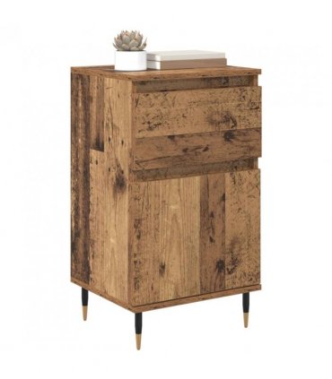 vidaXL Sideboard Old Wood 40 x 35 x 70 cm Engineered Wood and Iron — V0672040480