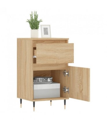 vidaXL Sideboard Sonoma Oak 40x35x70 cm Engineered Wood — V0672040483