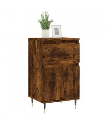 vidaXL Sideboard Smoked Oak 40x35x70 cm Engineered Wood — V0672040485