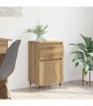 vidaXL Sideboard Artisan Oak 40 x 35 x 70 cm Engineered Wood and Iron — V0672040488