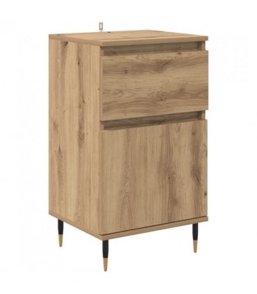 vidaXL Sideboard Artisan Oak 40 x 35 x 70 cm Engineered Wood and Iron — V0672040488