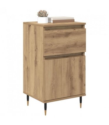 vidaXL Sideboard Artisan Oak 40 x 35 x 70 cm Engineered Wood and Iron — V0672040488
