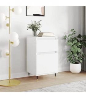vidaXL Sideboard White 40x35x70 cm Engineered Wood — V0672040490