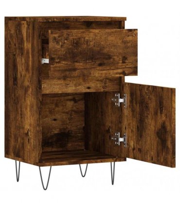vidaXL Sideboard Smoked Oak 40x35x70 cm Engineered Wood — V0672040492