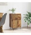 vidaXL Sideboard with Drawer Old wood 35 x 40 x 70 cm Engineered wood — V0672040493