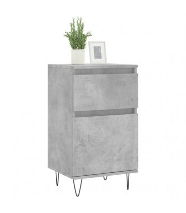 vidaXL Sideboard Concrete Grey 40x35x70 cm Engineered Wood — V0672040494