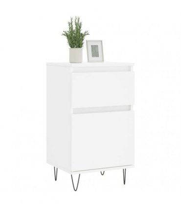 vidaXL Sideboard White 40x35x70 cm Engineered Wood — V0672040504