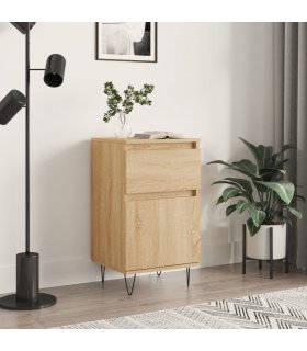 vidaXL Sideboard Sonoma Oak 40x35x70 cm Engineered Wood — V0672040506