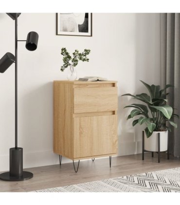 vidaXL Sideboard Sonoma Oak 40x35x70 cm Engineered Wood — V0672040506