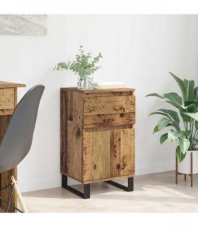 vidaXL Sideboard with Drawer Old wood 35 x 40 x 70 cm Engineered wood — V0672040509