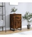vidaXL Sideboard Smoked Oak 40x35x70 cm Engineered Wood — V0672040518