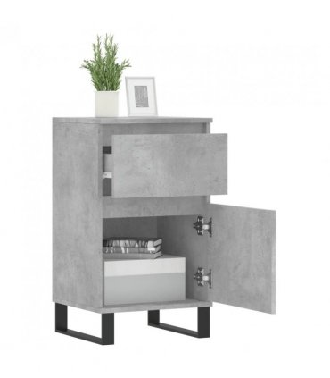 vidaXL Sideboards 2 pcs Concrete Grey 40x35x70 cm Engineered Wood — V0672040520