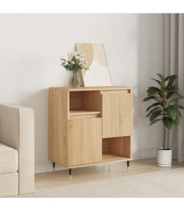 vidaXL Sideboard Sonoma Oak 60x35x70 cm Engineered Wood — V0672040524