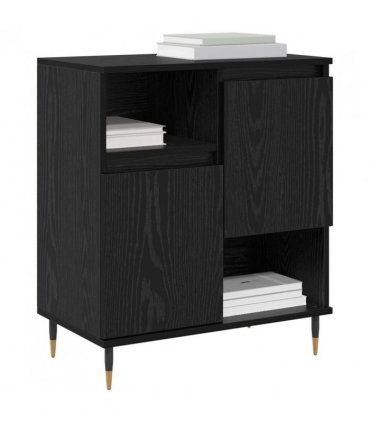 vidaXL Sideboard Black Oak 60 x 35 x 70 cm