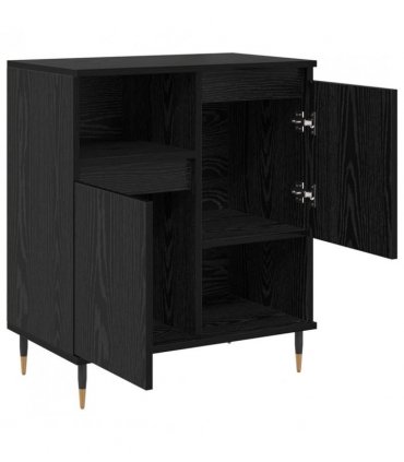 vidaXL Sideboard Black Oak 60 x 35 x 70 cm