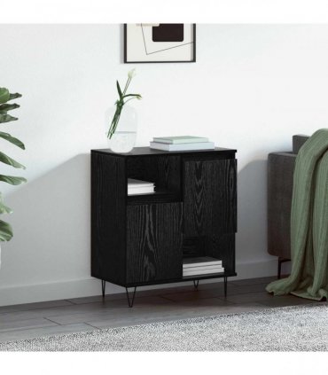 vidaXL Sideboard Black Oak 60 x 35 x 70 cm — V0672040530