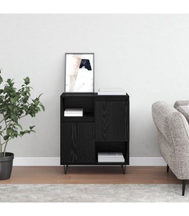 vidaXL Sideboard Black Oak 60 x 35 x 70 cm — V0672040530