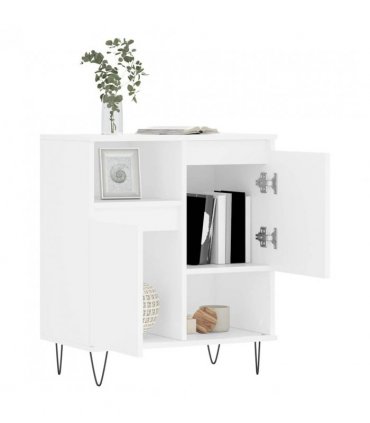 vidaXL Sideboard White 60x35x70 cm Engineered Wood — V0672040533