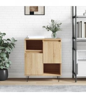 vidaXL Sideboard Sonoma Oak 60x35x70 cm Engineered Wood — V0672040535